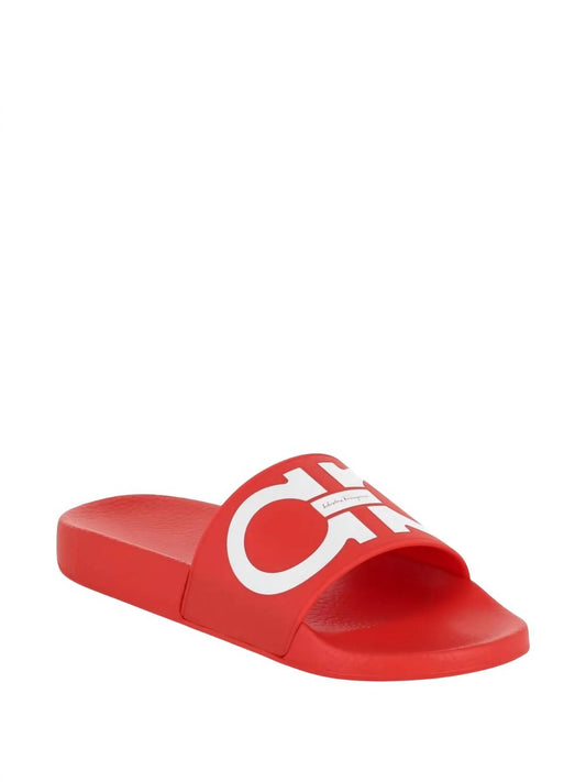 Salvatore Ferragamo - Women's Logo-motif Slide Sandal