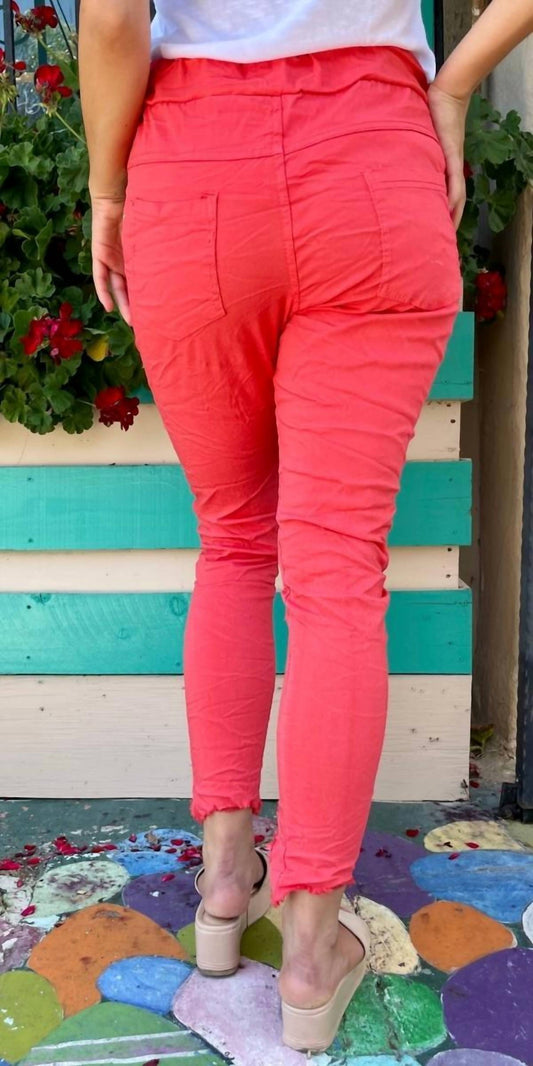 Gigi Moda - Ricamo Tie-Waist Pants