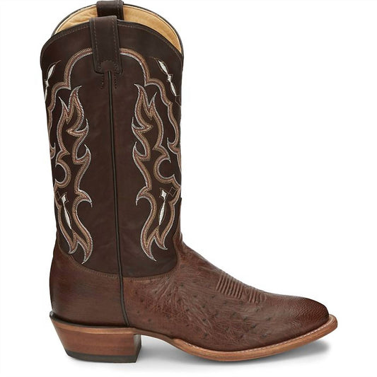 Tony Lama - Men's Tiberius Smooth Ostrich Western Boot