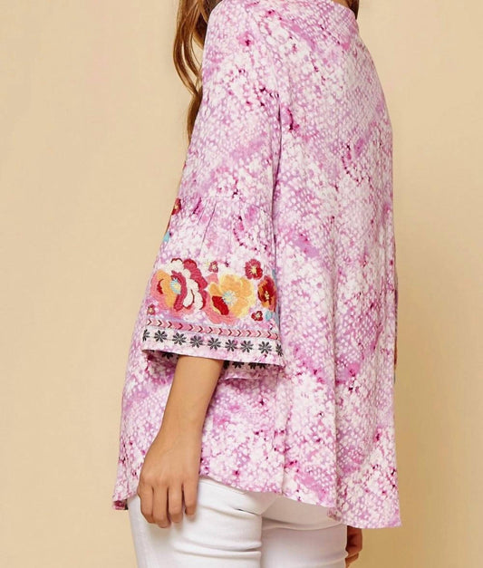 Andree By Unit - South Beach Embroidered Top