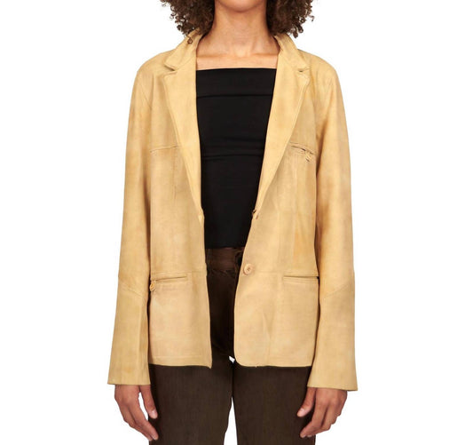 Jakett - Lucia Waxed Suede Jacket