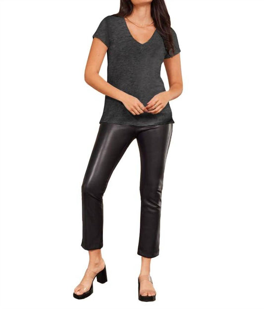 Lamade - Low V Neck Boyfriend Tee