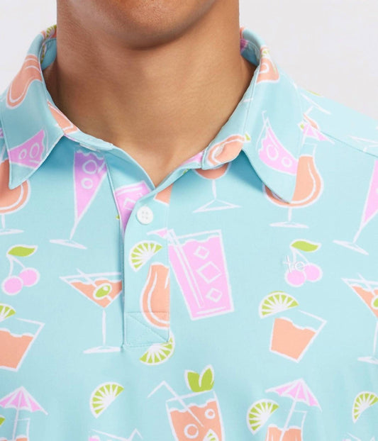 Tipsy Elves - Cocktail Caddy Golf Polo