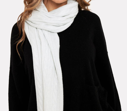 Brodie Cashmere - Cable Knit Scarf