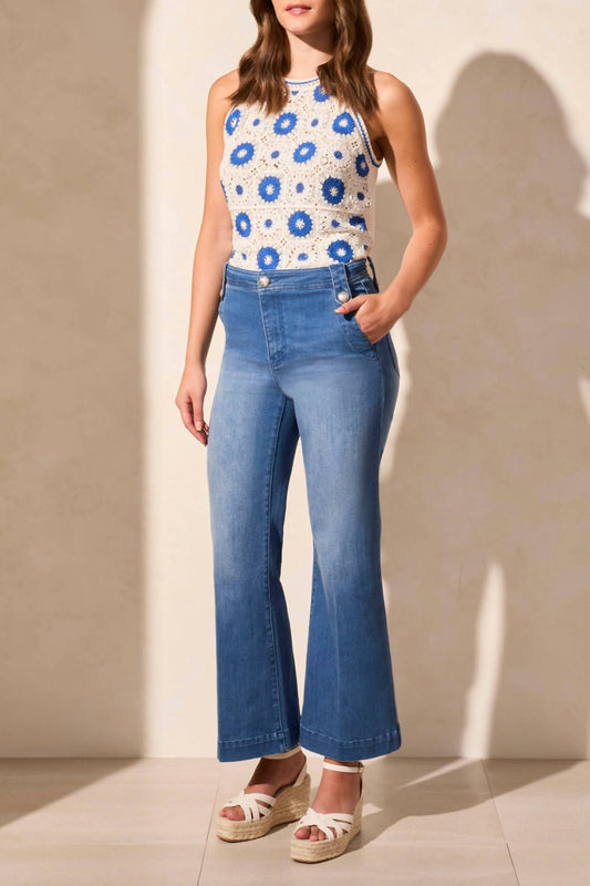 Tribal - Brooke Palazzo Marine Jeans