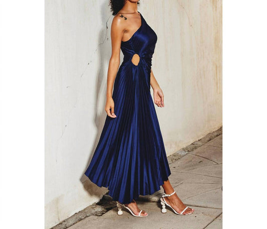 Dress Forum - Olympia Asymmetric Pleated One Shoulder Dress
