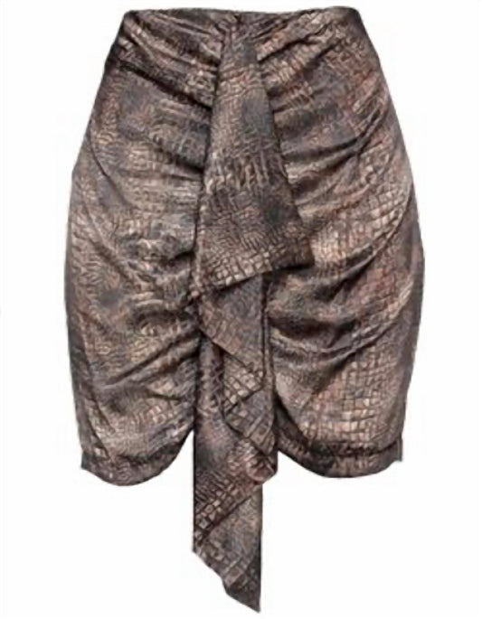 Vicolo - Women's Ruched Mini Skirt