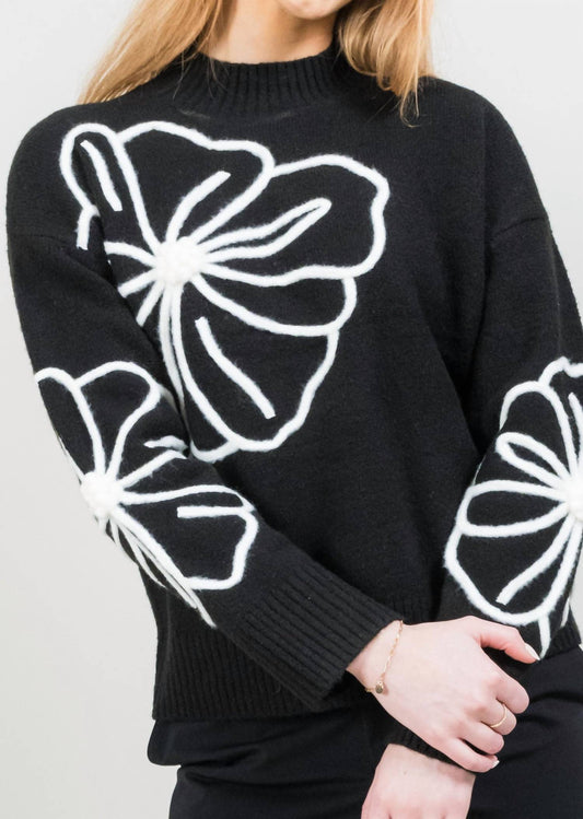 Lisette - Poppy Embroidered Sweater