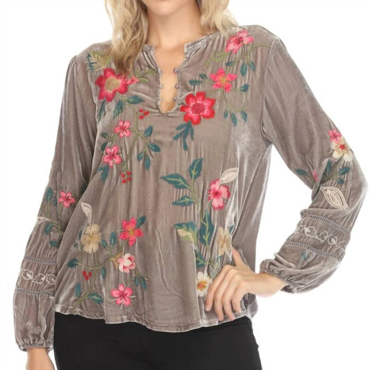 Johnny Was - Rhoda Velvet Blouse