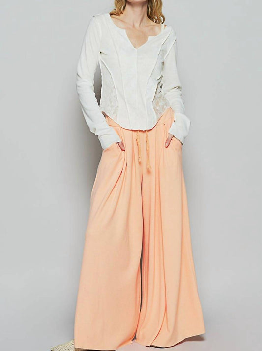 Pol - Boho Lace Trim Top