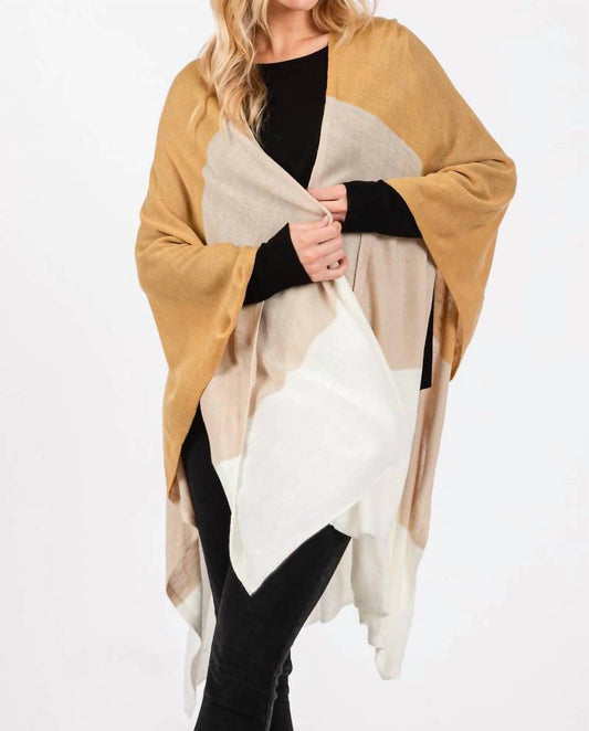 Anarchy Street - Three Tone Ruana Poncho