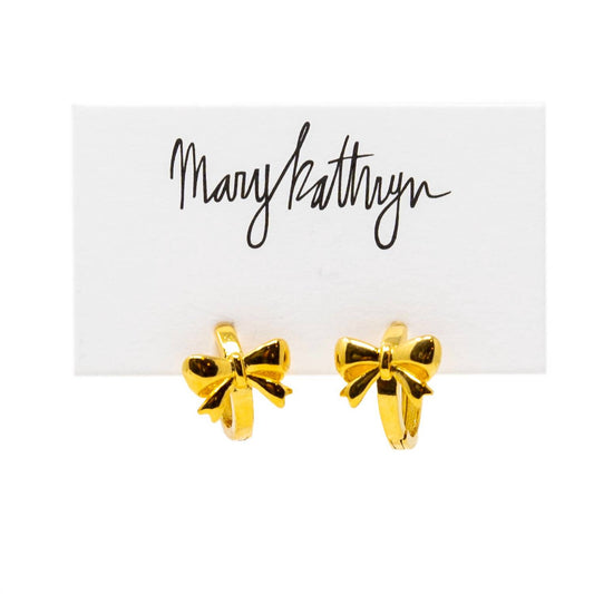 Mary Kathryn Designs - Women Fancy Girl Ribbon Huggies