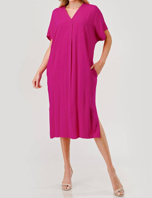 Pixi + Ivy - Aria V-neck Midi Dress