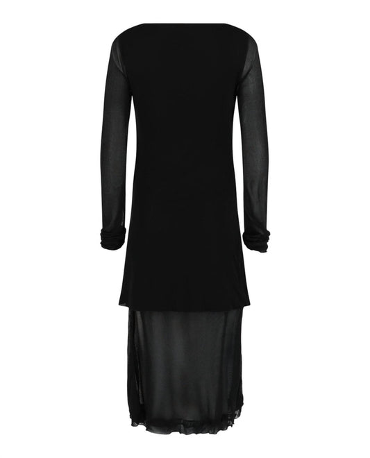 Salvatore Ferragamo - Women's Ruched Long Sleeve Mini Dress