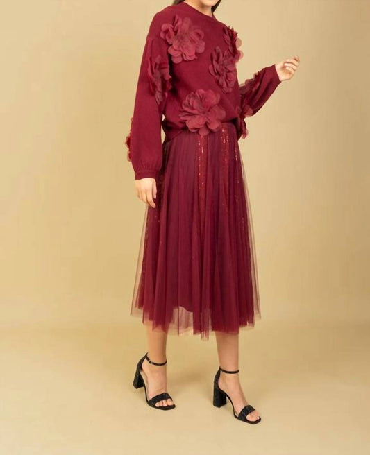 Jessie Liu - Lilliana Tulle Skirt