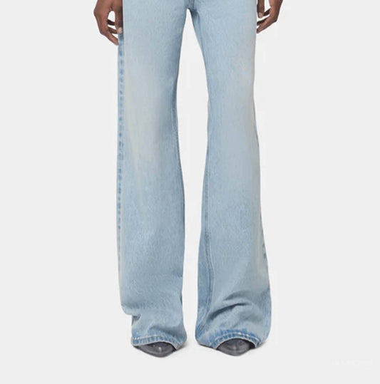 Rabanne - Metallic Baggy Trouser Denim