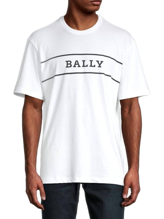 Bally - Men's Cotton Printed Logo T-shirt