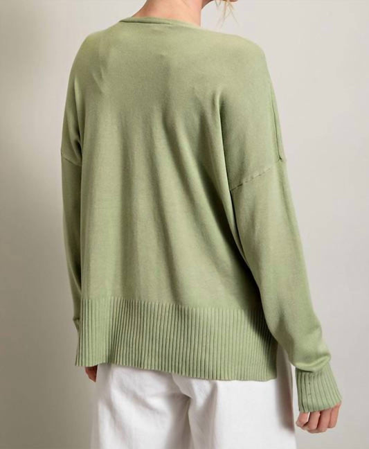 Ee:Some - HARLEY V NECK KNIT TOP