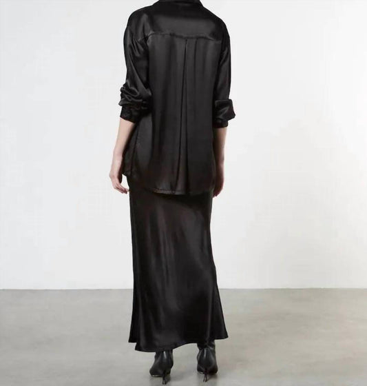 Enza Costa - Satin Long Sleeve Shirt