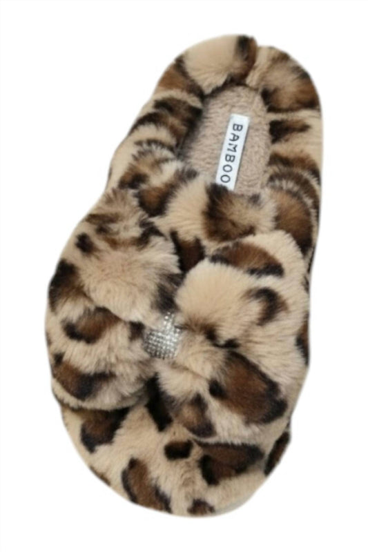 Bamboo - Women's Big Fluffy Fun Bow Slippers