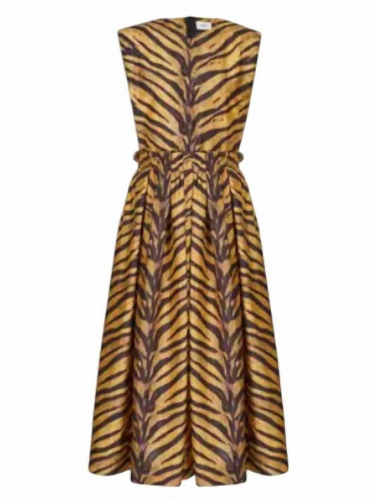 Salvatore Ferragamo - Women's Sleeveless Animal Print Dress