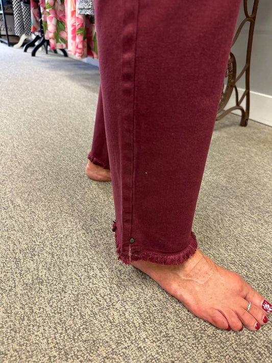 Multiples - Fringe Ankle Pant