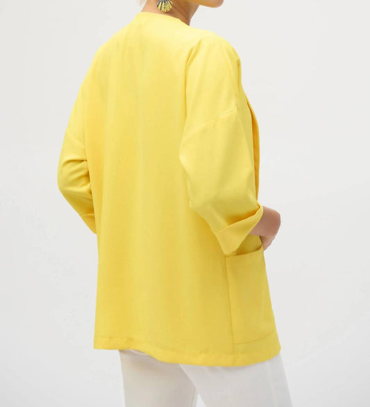 Joseph Ribkoff - Open Front Relaxed Blazer Jacket