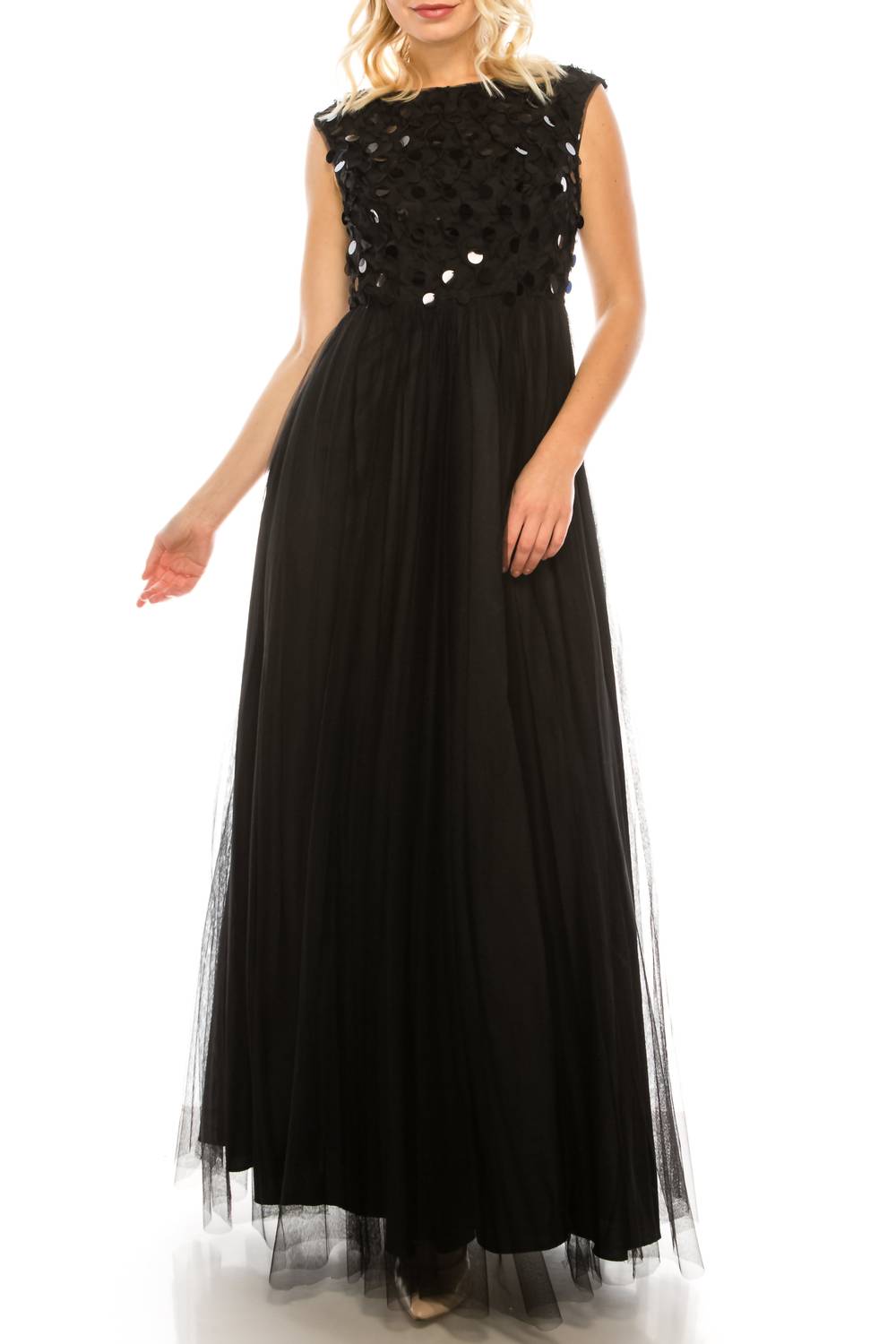 Aidan Mattox - Sleeveless Embellished Evening Dress