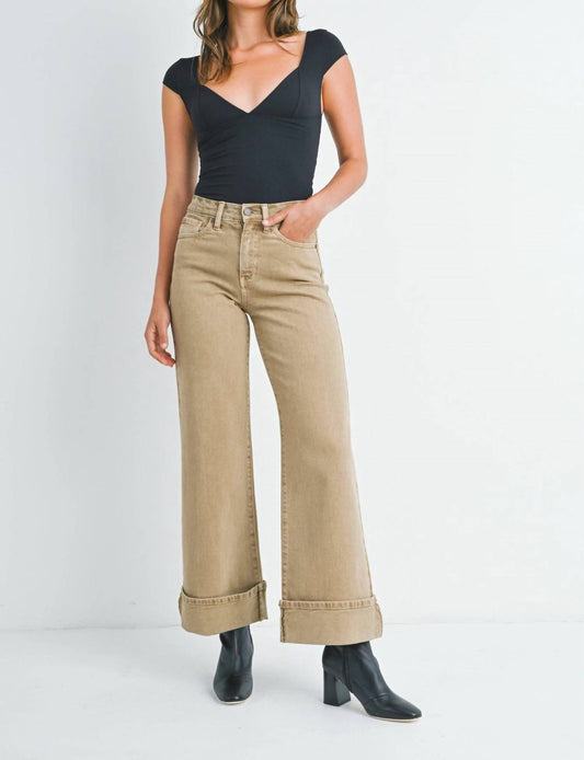 Jbd. - Cuffed Palazzo Wide Leg Jeans