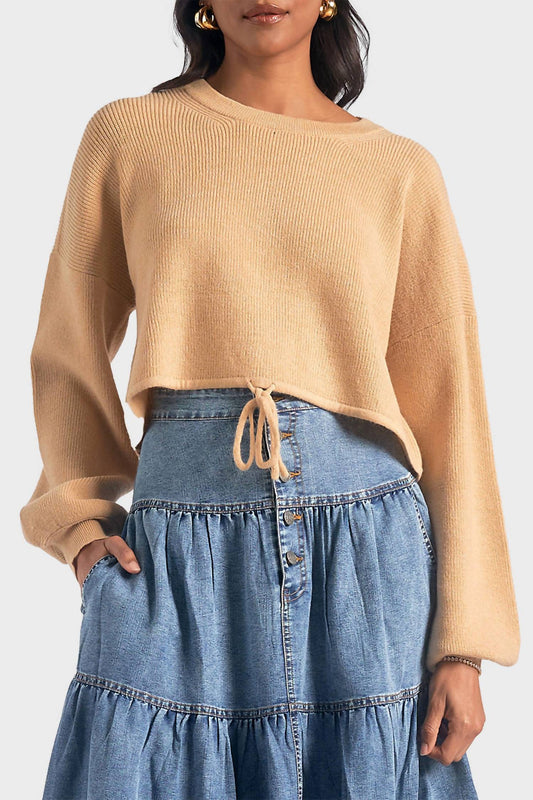 Elan - Drawstring Pullover Sweater