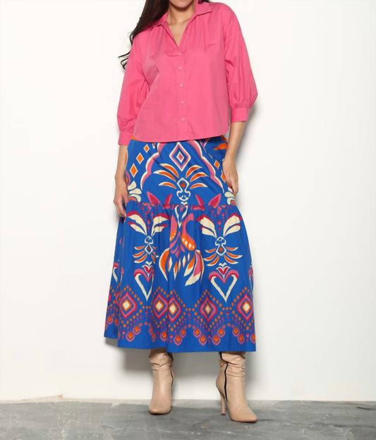 Maude Vivante - Ada Ikat Midi Skirt