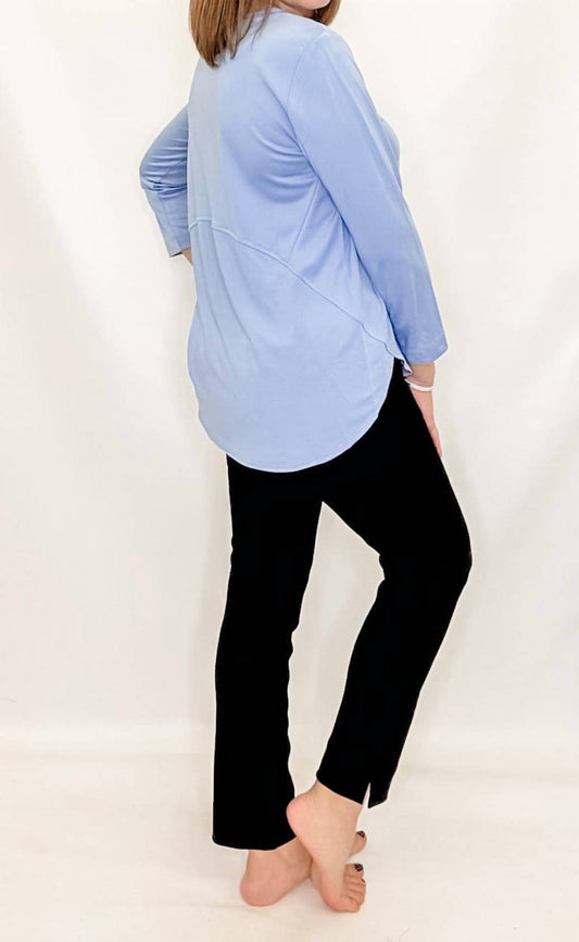 Multiples - Three Quarter Sleeve Tulip Hem Top