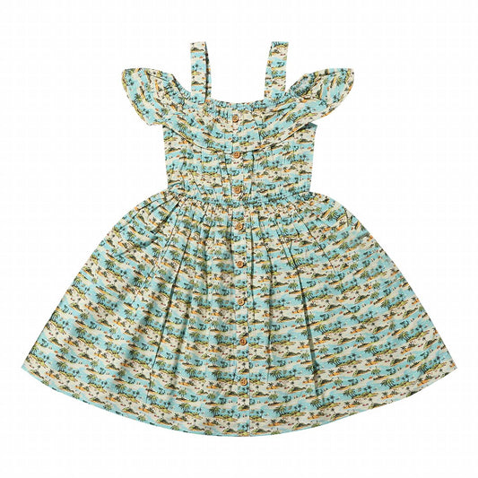 Vignette - Kid's Ruffle Button Front Dress