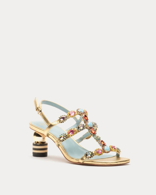 Frances Valentine - Women's Kiki Gem Heel Sandals