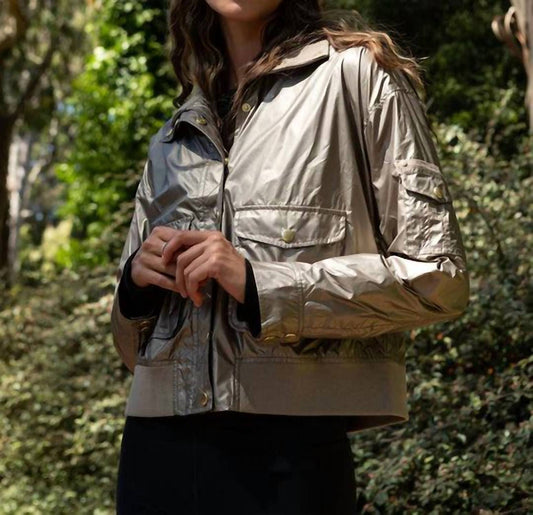 Anorak - Metallic Aviator Jacket