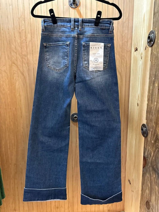 Risen - Women's High Rise Wide Cuff Jeans