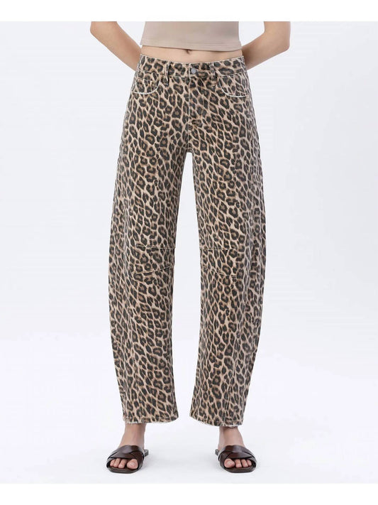 Flying Monkey - Meow High-rise Barrel Jeans