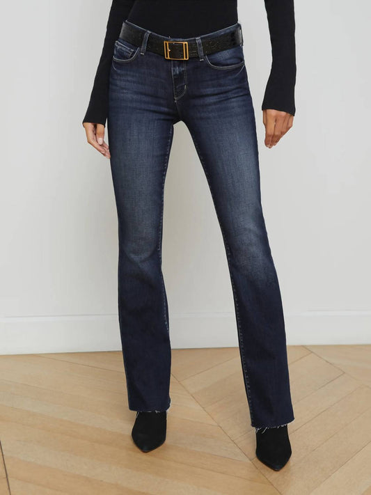 L'Agence - Sneeki Low-rise Straight-leg Jean - Crest