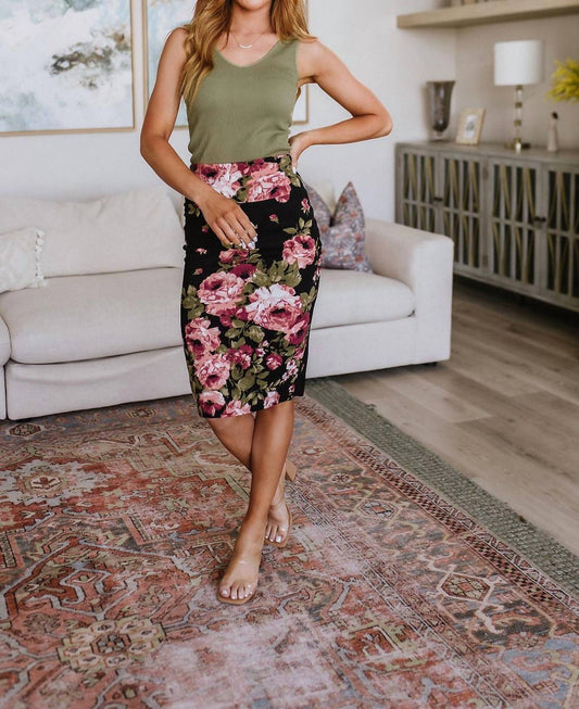 Now N Forever - Perfectly Pristine Floral Pencil Skirt