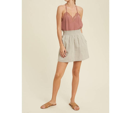 Wishlist - Corduroy Mini Skirt