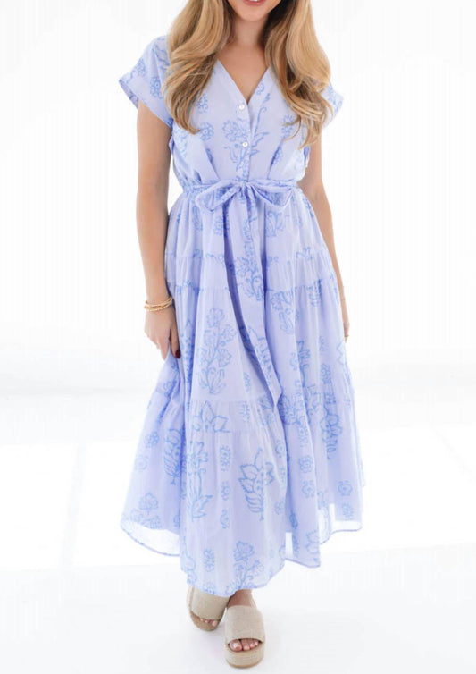 J.Marie - The Sienna V-neck Button Up Midi Dress