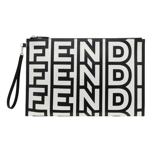 Fendi - Women's Roma Large Leather Clutch