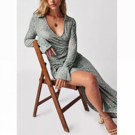 Free People - Shayla Wrap Midi Dress