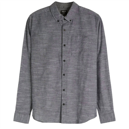 Hurley - Men's One And Only Stretch Long Sleeve Shirt