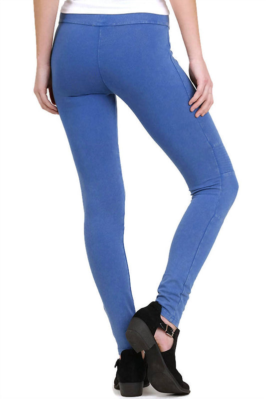 Umgee - Washed Moto Jeggings