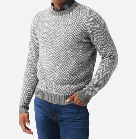 Peter Millar - Cliffs Herringbone Crewneck Sweater