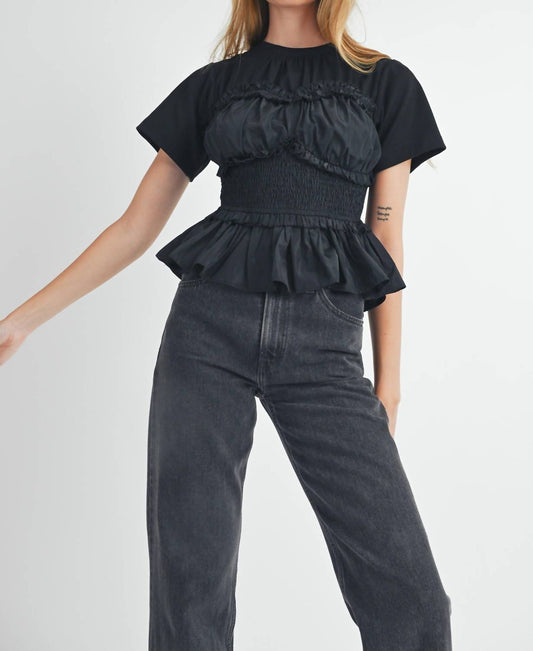 Mable - Annie Peplum Top