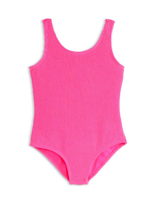 Limeapple - Ester Crinkle Stripe One Piece Swimsuit