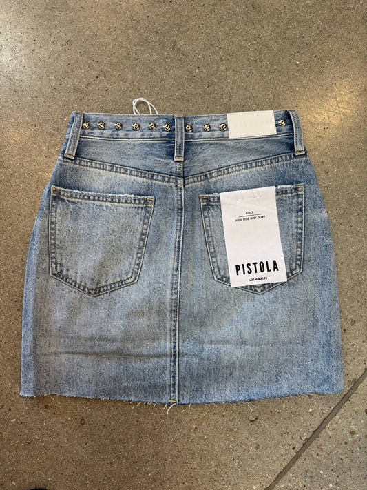 Pistola - Women's Skye High Rise Mini Skirt