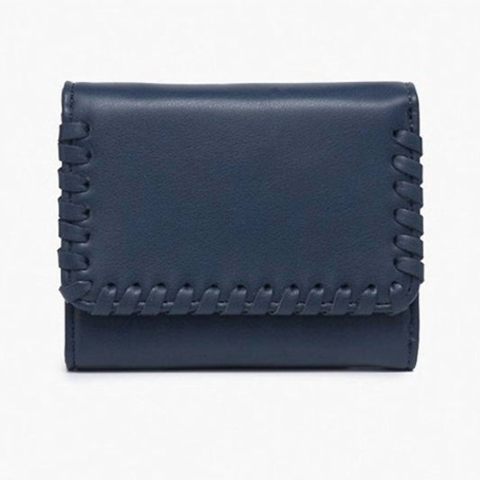 Jen & Co. - Women's Logan Whipstitch Trifold Wallet